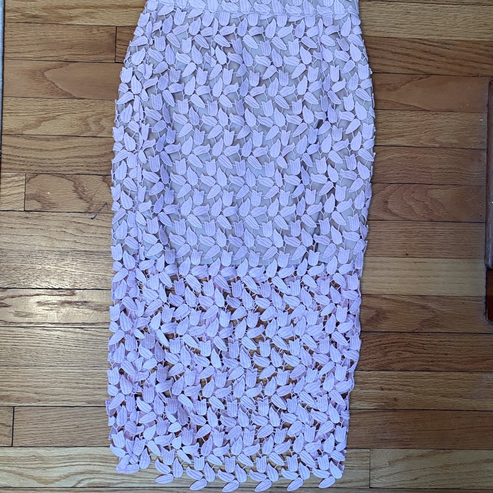 Lavender lace skirt size xs.